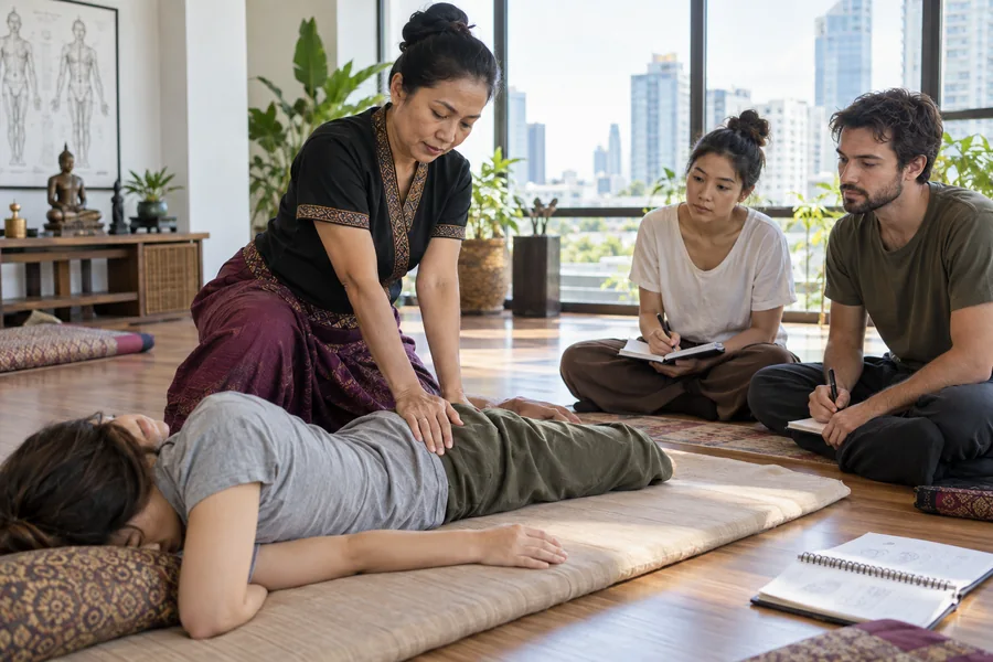 thai massage school bangkok : Learning Thai massage as cultural travel
