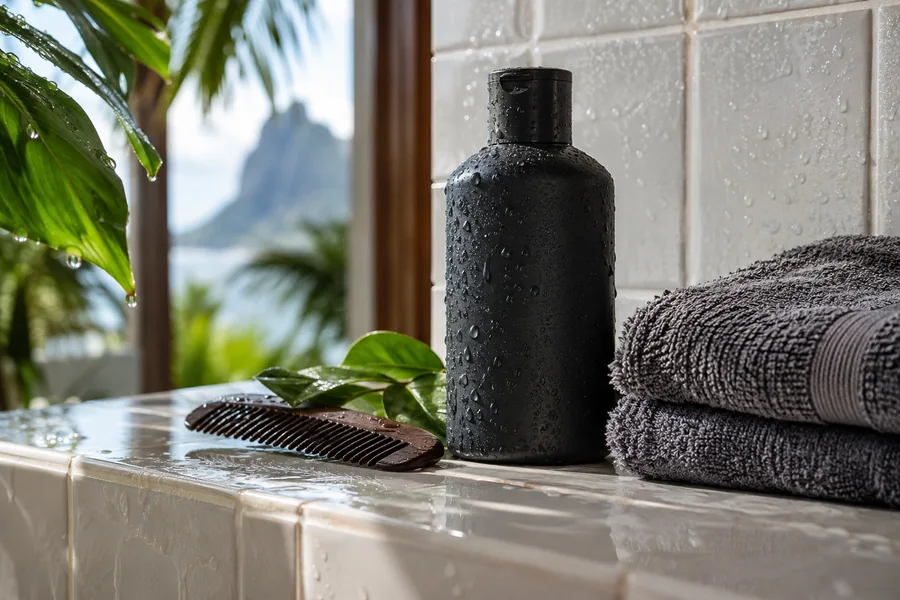 shampoo for men : Men's haircare in tropical climates